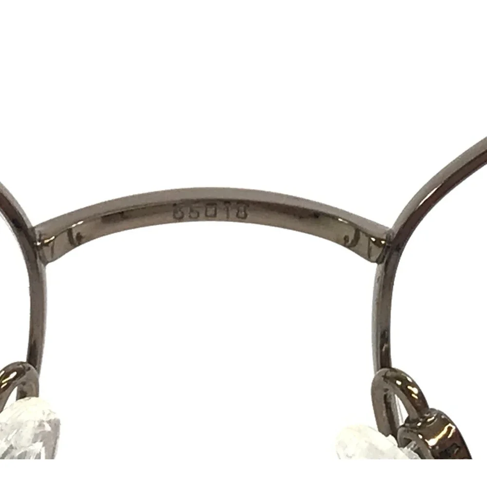 Charmant Eyeglasses Frames CH8186 BR Brown Rectangle Wire Rim Titanium 55-18-145